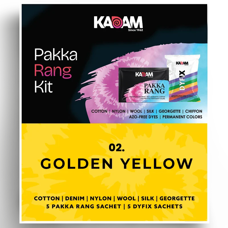 Kadam Pakka Rang Kit- Golden Yellow