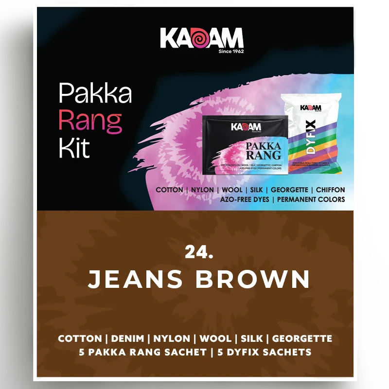 Kadam Pakka Rang Kit- Jeans Brown