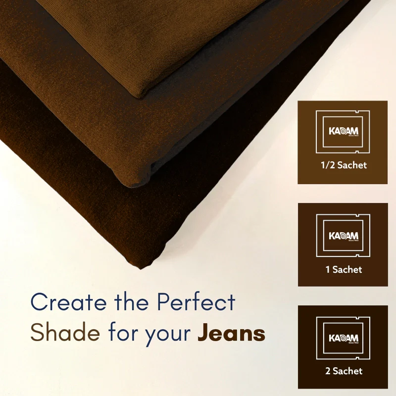 Kadam Pakka Rang Kit- Jeans Brown - Image 2