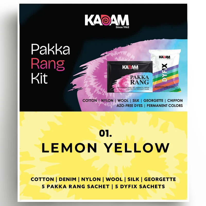 Kadam Pakka Rang Kit- Lemon Yellow