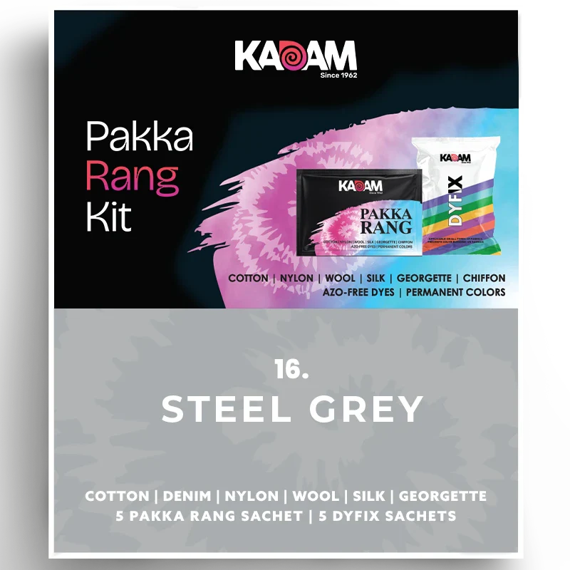 Kadam Pakka Rang Kit- Steel Grey