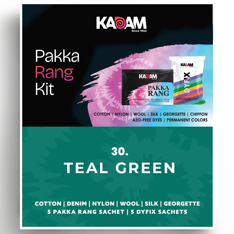 Kadam Pakka Rang Kit- Teal Green